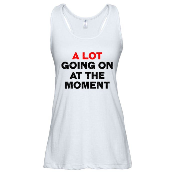 Not A Lot Going On At The Moment Ladies Essential Flowy Tank