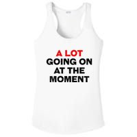 Not A Lot Going On At The Moment Ladies PosiCharge Competitor Racerback Tank