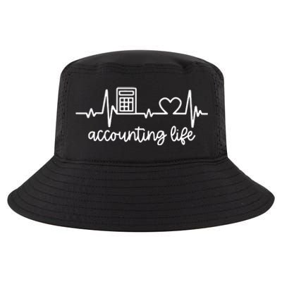 Novelty Accounting Life Heartbeat Accountant Tax Season Cool Comfort Performance Bucket Hat