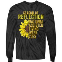 National Assisted Living Week Season Of Reflection Tie-Dye Long Sleeve Shirt