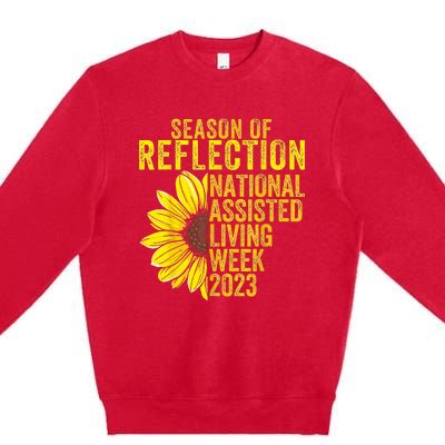 National Assisted Living Week Season Of Reflection Premium Crewneck Sweatshirt