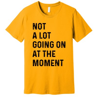 Not A Lot Going On At The Moment Premium T-Shirt