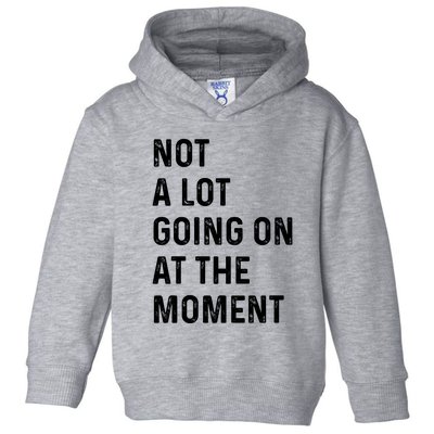 Not A Lot Going On At The Moment Toddler Hoodie