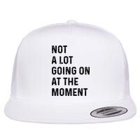 Not A Lot Going On At The Moment Flat Bill Trucker Hat