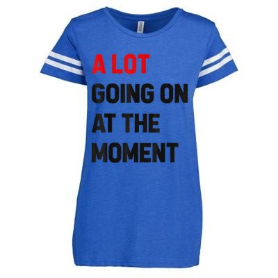 Not A Lot Going On At The Moment Enza Ladies Jersey Football T-Shirt