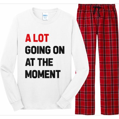 Not A Lot Going On At The Moment Long Sleeve Pajama Set