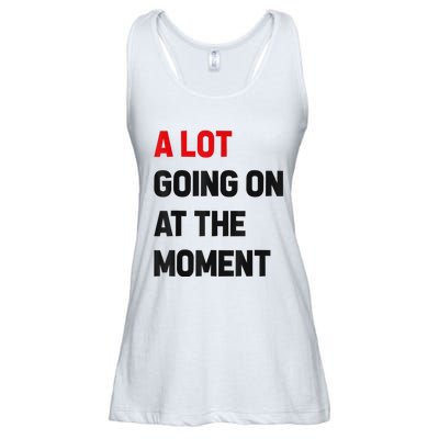 Not A Lot Going On At The Moment Ladies Essential Flowy Tank