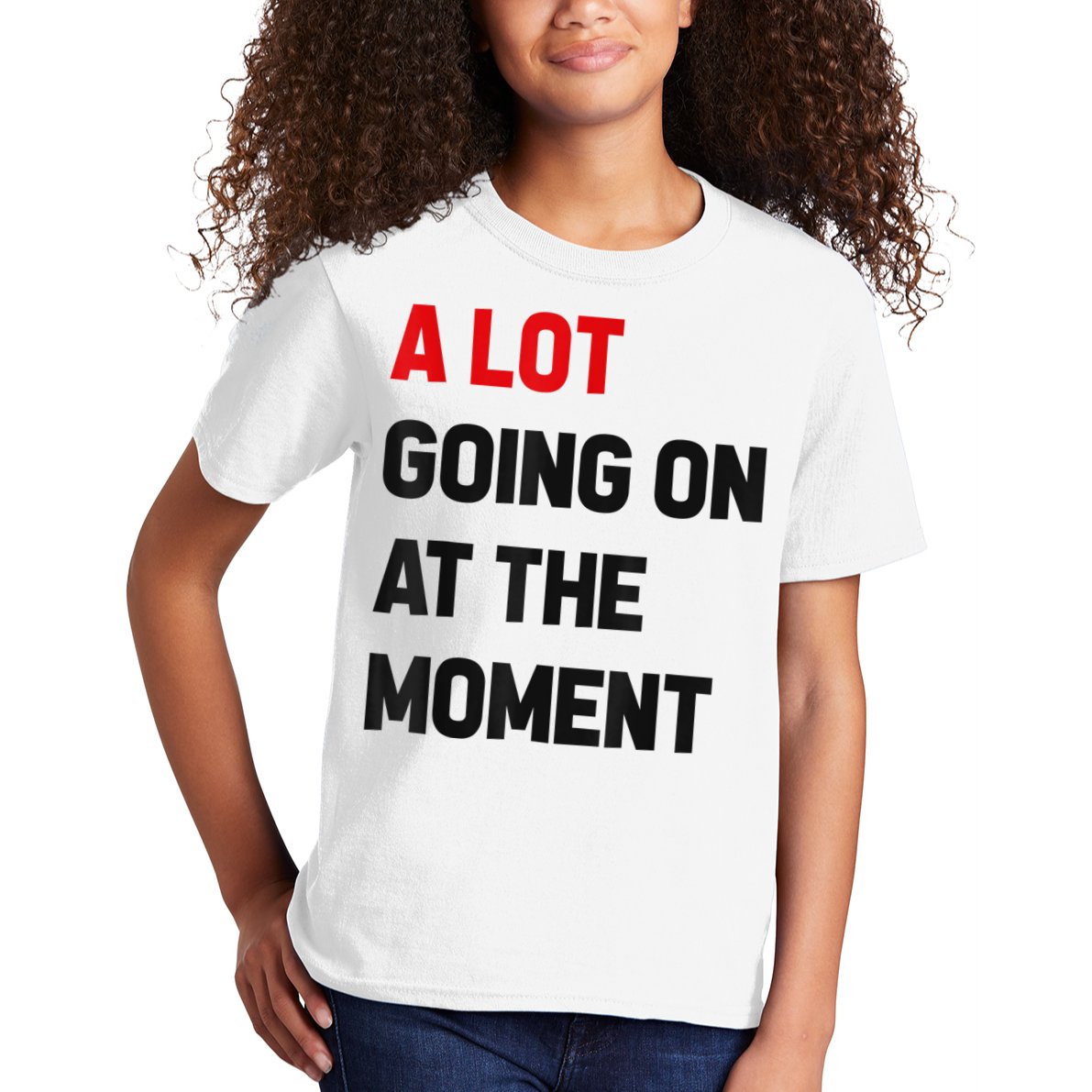 Not A Lot Going On At The Moment Kids T-Shirt
