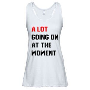 Not A Lot Going On At The Moment Ladies Essential Flowy Tank