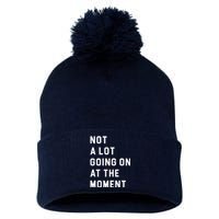 Not A Lot Going On At The Moment Pom Pom 12in Knit Beanie