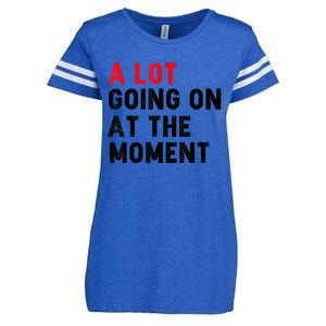 Not A Lot Going On At The Moment Enza Ladies Jersey Football T-Shirt