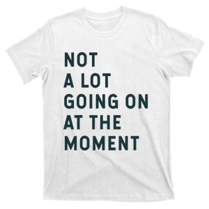 NOT A LOT GOING ON AT THE MOMENT T-Shirt