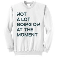 Not A Lot Going On At The Moment Sweatshirt