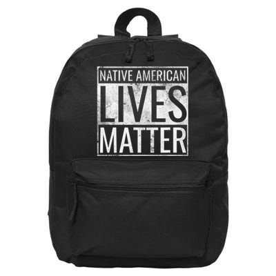 Native American Lives Matter Indigenous Peoples' Day 16 in Basic Backpack