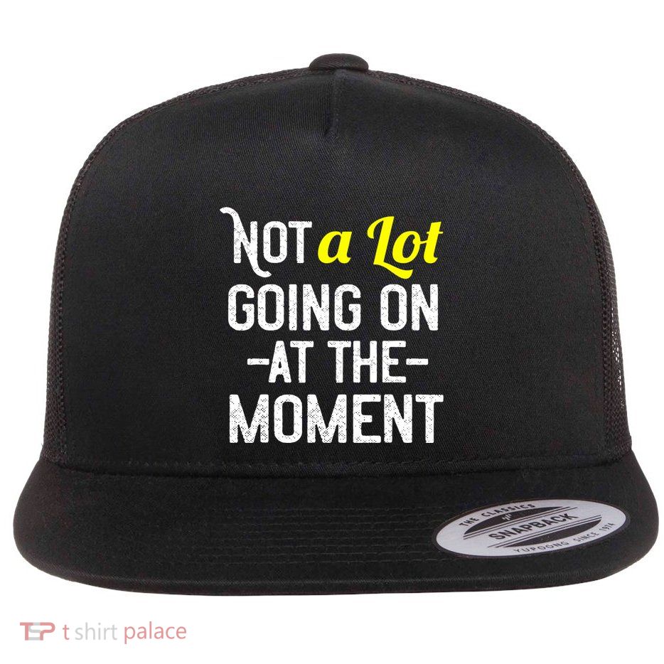 Not A Lot Going On At The Moment Flatbill Hat