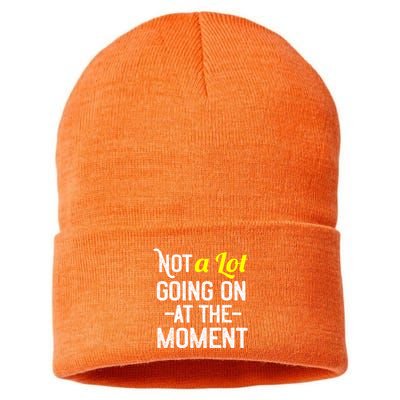 Not A Lot Going On At The Moment Sustainable Knit Beanie
