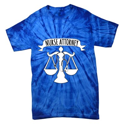 Nurse Attorney LawyerS Scales Of Justice And Stethoscope Rn Funny Gift Tie-Dye T-Shirt