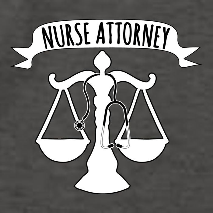 Nurse Attorney LawyerS Scales Of Justice And Stethoscope Rn Funny Gift Vector Backpack