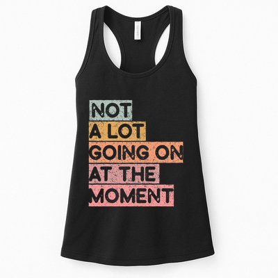 Not a Lot Going on at the Moment Womens Tank Top