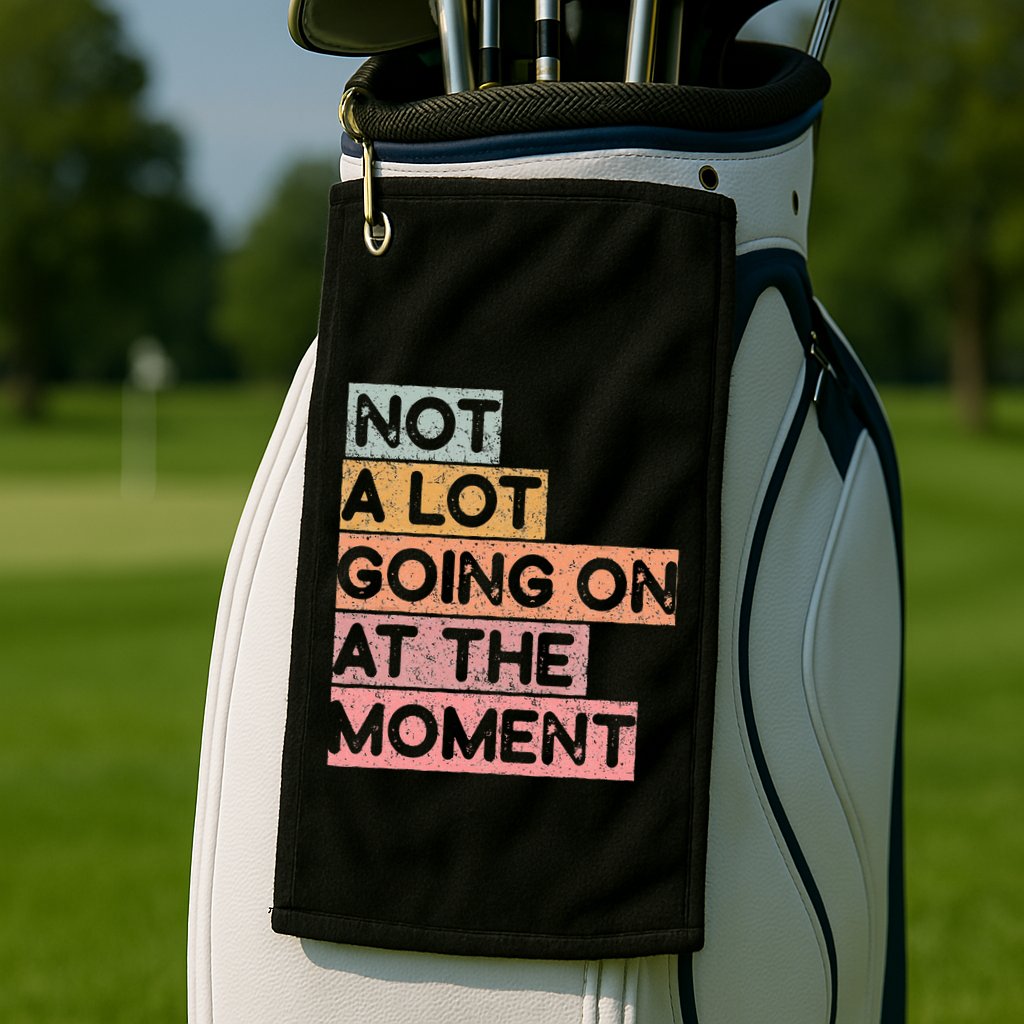 Not a Lot Going on at the Moment Golf Towel