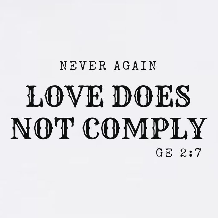 Never Again Love Does Not Comply Adult Drive Performance Visor
