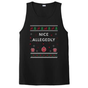 Nice Allegedly Lawyer Funny Attorney Design Ugly Christmas Funny Gift PosiCharge Competitor Tank