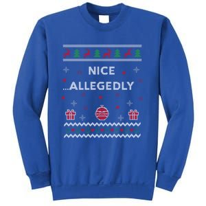 Nice Allegedly Lawyer Funny Attorney Design Ugly Christmas Funny Gift Sweatshirt