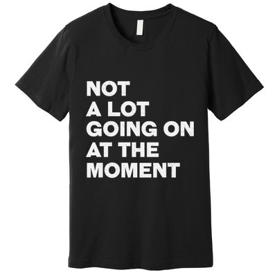 Not A Lot Going On At The Moment Premium T-Shirt