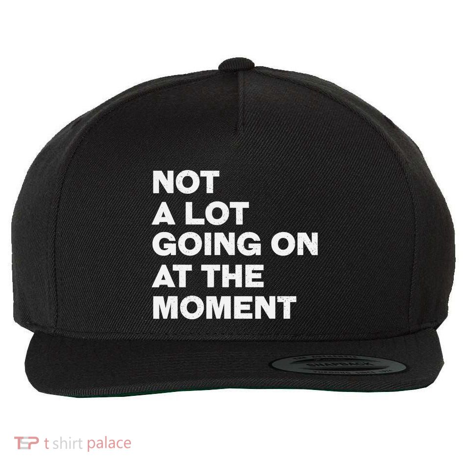 Not A Lot Going On At The Moment Wool Snapback Cap