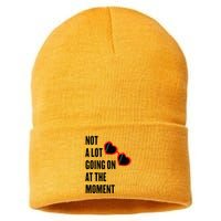 Not A Lot Going On At The Moment Retro Sustainable Knit Beanie