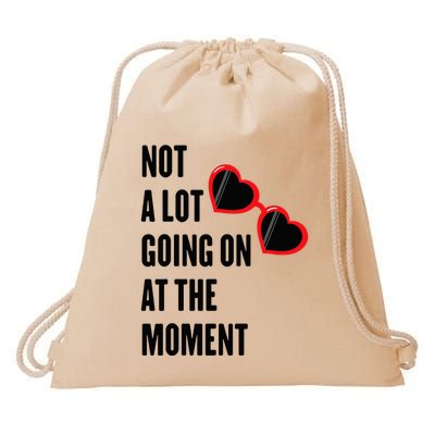 Not A Lot Going On At The Moment Retro Drawstring Bag