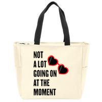 Not A Lot Going On At The Moment Retro Zip Tote Bag