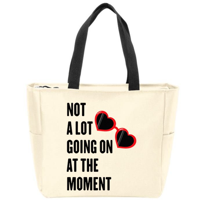 Not A Lot Going On At The Moment Retro Zip Tote Bag