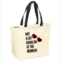 Not A Lot Going On At The Moment Retro Zip Tote Bag