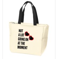 Not A Lot Going On At The Moment Retro Zip Tote Bag