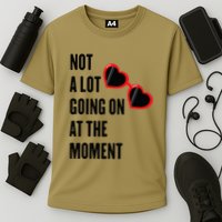 Not A Lot Going On At The Moment Retro Performance Shirt