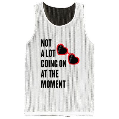 Not A Lot Going On At The Moment Retro Mesh Reversible Basketball Jersey Tank