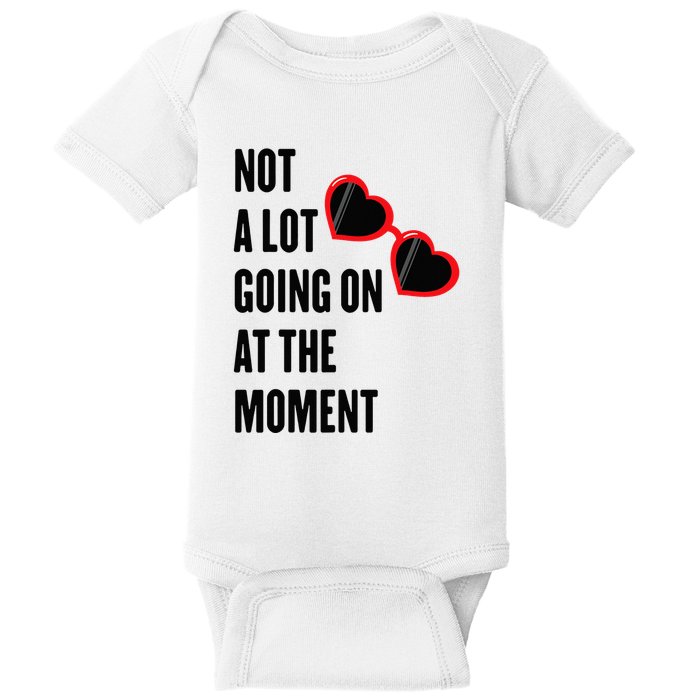 Not A Lot Going On At The Moment Retro Baby Bodysuit