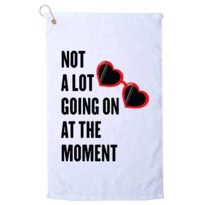Not A Lot Going On At The Moment Retro Golf Towel