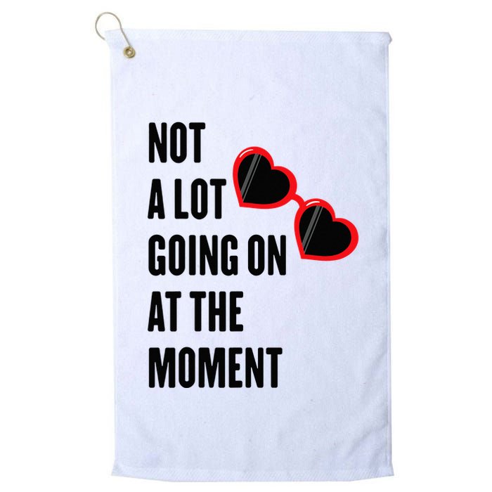 Not A Lot Going On At The Moment Retro Golf Towel