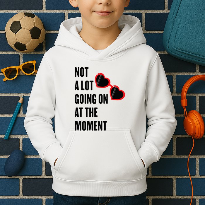 Not A Lot Going On At The Moment Retro Kids Hoodie
