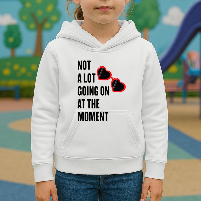 Not A Lot Going On At The Moment Retro Kids Hoodie