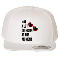 Not A Lot Going On At The Moment Retro Wool Snapback Cap