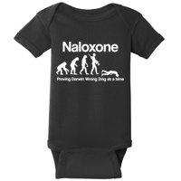Naloxone Proving Darwin wrong 2 mg at a time Baby Bodysuit