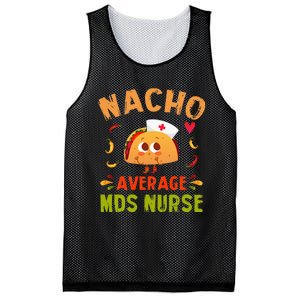 Nacho Average MDS Nurse Taco Minimum Data Set RN Long Sleeve Mesh Reversible Basketball Jersey Tank