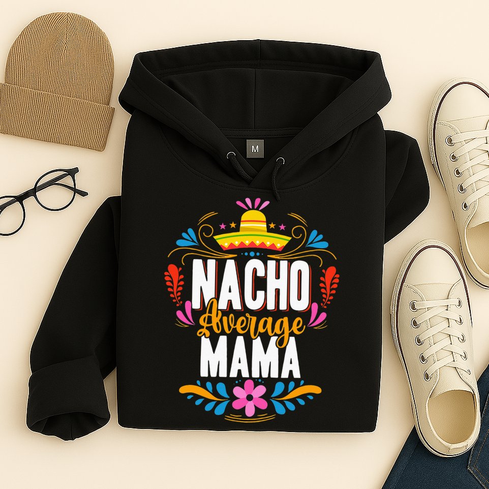 Nacho Average Mama Cinco De Mayo Mexican Matching Family Hoodie