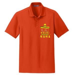 Nacho Average Mama Mom Cinco De Mayo Women Gift Mommy Dry Zone Grid Polo