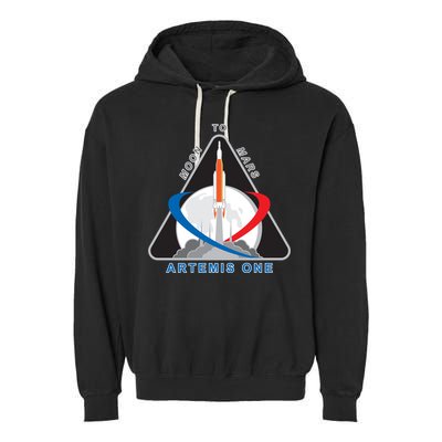 NASA Artemis Moon To Mars Garment-Dyed Fleece Hoodie