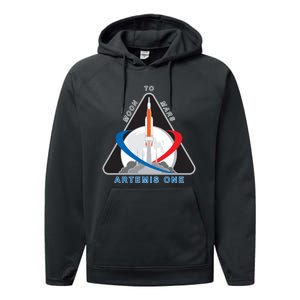 NASA Artemis Moon To Mars Performance Fleece Hoodie