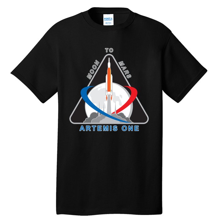 NASA Artemis Moon To Mars Tall T-Shirt